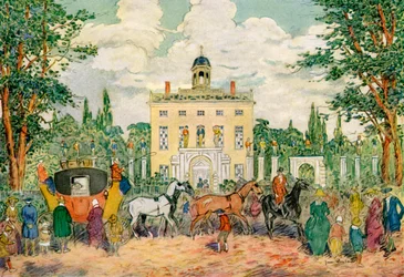 Casa di Timothy Dexter, Newburyport, Massachusetts, USA, XVIII secolo, 1921