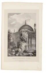 Tempio di Vishweshwur, Benares 1831-33 (litografia)