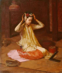 Una ballerina birmana, c.1920
