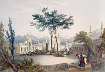 Moschea di Goolaum Hoossein Huzrut-Jee, il Grande Profeta degli Afghani, e le tombe dei re a Kandahar, tavola 30 da 