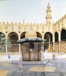Il chiosco nel cortile della moschea al-Maridani, Il Cairo