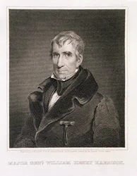 Maggior Generale William Henry Harrison, inciso da Richard W. Dodson (1812-67)