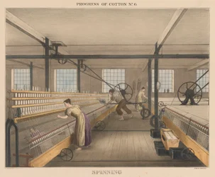 Progresso del cotone, #6: Filatura