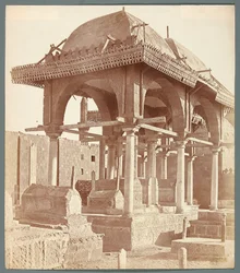 Egitto. Il Cairo. Tombe di famiglia di epoca ottomana nella necropoli meridionale (XVIII secolo)