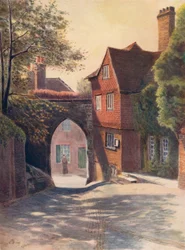 Porta del Castello e Museo, Guildford, 1911