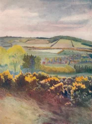 Veduta verso Caterham, da Tilburstow Hill