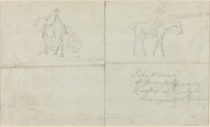Cavalieri a cavallo [verso]