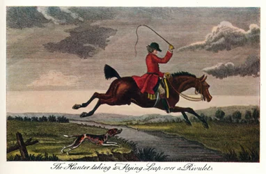 Il cacciatore che fa un salto in volo su un ruscello, c1740, 1922