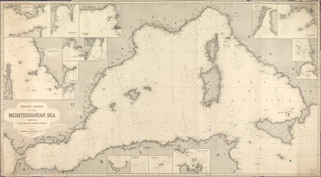 Carta del Mediterraneo occidentale