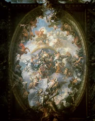 Soffitto della Sala Dipinta, 1707-14