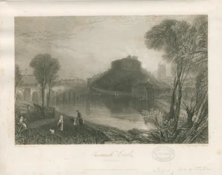 Castello di Tamworth: incisione in acciaio, nd [c 1832]
