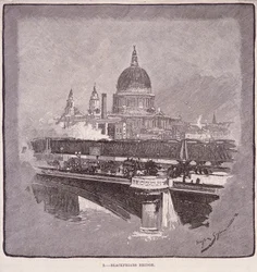 Ponte di Blackfriars, Londra, 1796