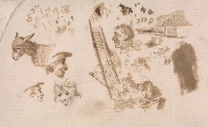 Un foglio di schizzi leggeri
