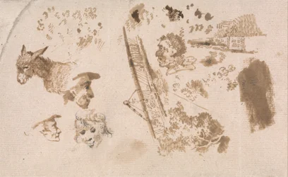 Un foglio di schizzi leggeri