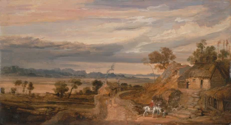 Paesaggio con cottage