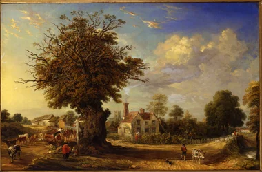 La quercia di Yeldham a Great Yeldham, Essex, 1833