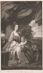 Duchessa di Buccleuch con sua figlia, Lady Mary Scott