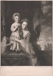 Margaret Georgiana, Viscontessa di Spencer e sua figlia