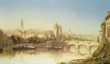 Veduta di Heidelberg, 1873