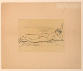 Schizzo di nudo femminile