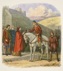 Edoardo assassinato a Corfe, 18 marzo 978, da Una cronaca d