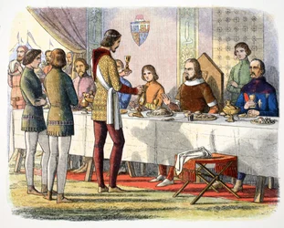 Il principe Edoardo serve Giovanni d