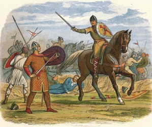 Roberto fatto prigioniero dal chierico Baudri, 1106