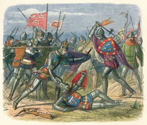 Il re attaccato dal duca di Alençon