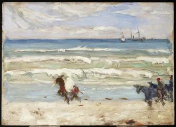 Scena di spiaggia, Tangeri, c.1911