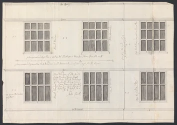 Cobham Hall, Kent: Progetto per finestre