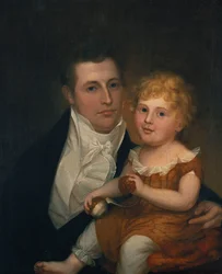 Ritratto del Dr. Samuel Simes e sua figlia, Mary Jane