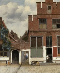 Veduta di case a Delft, nota come «La stradina», ca. 1658