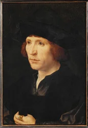 Ritratto maschile (dipinto su legno di quercia)
