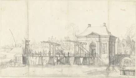 Porta Heiligeweg ad Amsterdam in inverno