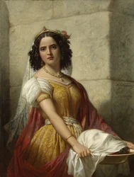 Salomè con la testa di Giovanni Battista, 1861 circa (olio su tela)
