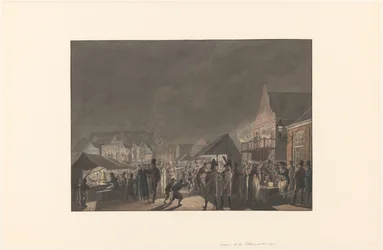 Fiera al Botermarkt di Amsterdam, 1810