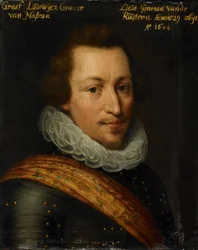 Ritratto di Louis Günther, 1609-1633 circa (olio su tavola)