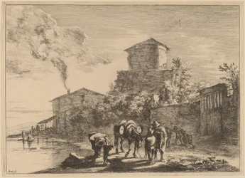 Il conducente di asini, via Appia