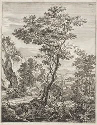 Il grande albero, da Paesaggi eretti italiani