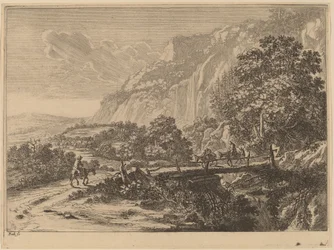 Il ponte di legno a Sulmona vicino a Tivoli