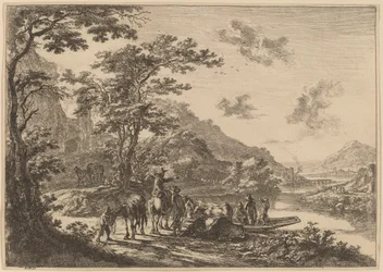 Veduta del Tevere nella Campagna