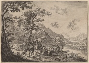 Vista del Tevere nella Campagna