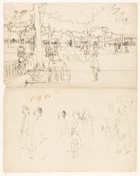 Scene di strada a Batavia