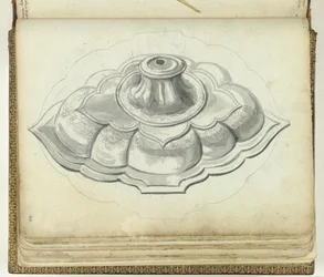 Piede del calice del re di Candi