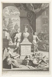 Busto di Ugo Grozio incoronato da Vittoria