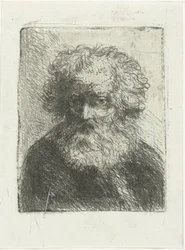 Vecchio uomo barbuto