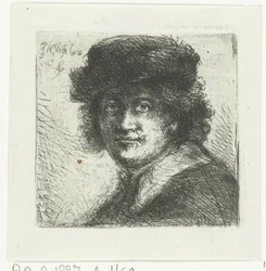 Uomo con cappello e colletto piatto