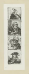 Quattro ritratti maschili