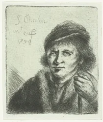 Uomo adulto con cappello e bastone
