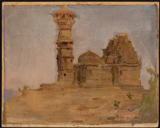 Antico tempio abbandonato a Chittorgarh. Da un viaggio in India